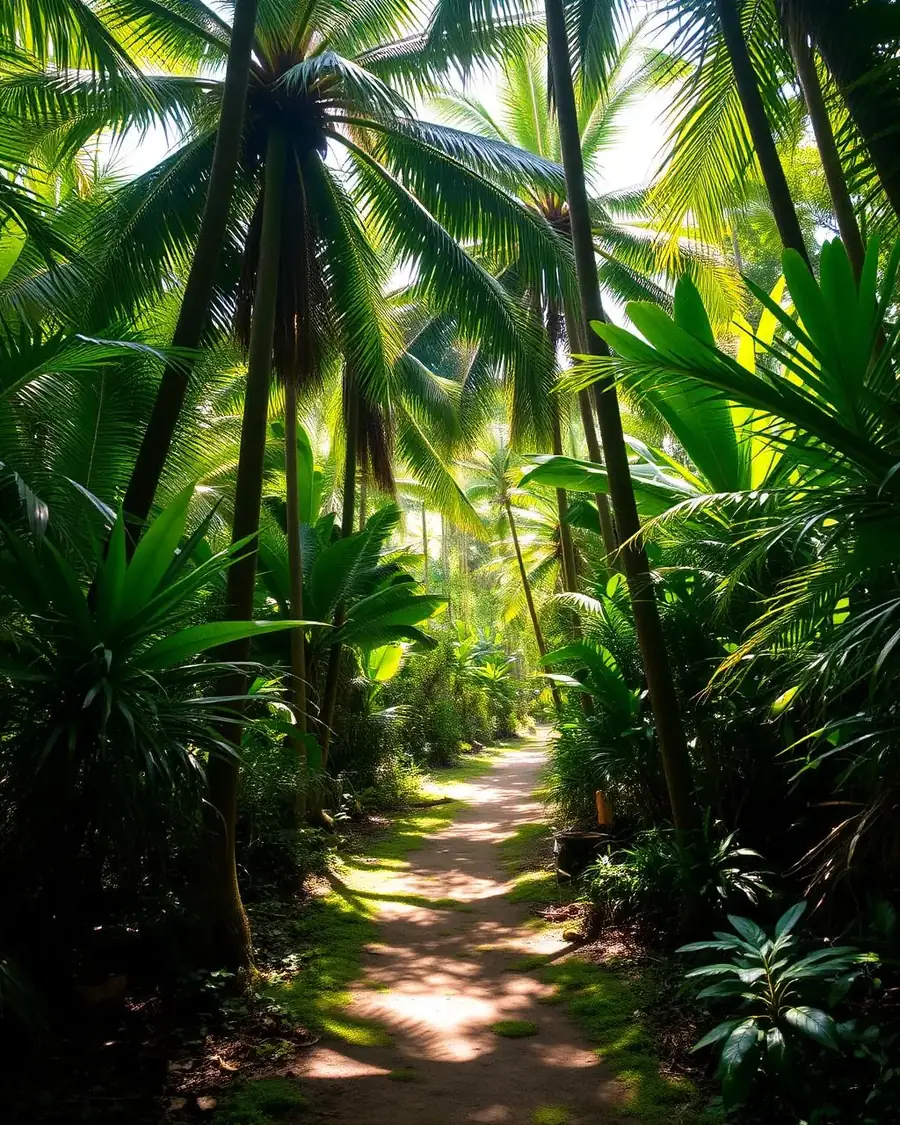 Coconut groves and coral coves